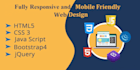 create a responsive website with HTML, CSS, bootstrap 5