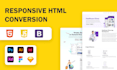 make good looking website in HTML CSS with responsive