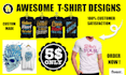 create awesome t shirt designs