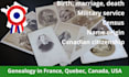 do genealogy research in france, quebec, canada and USA and canadian citizenship