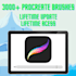 send 3000plus procreate brushes pack for procreate