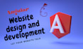 develop interactive website using angular
