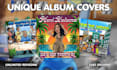draw cover art, cartoon album illustration hiphop rap music, ep, spotify canvas