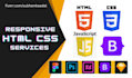 create HTML, CSS bootstrap responsive websites