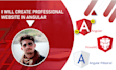 be your angular web developer for mean stack and nodejs apps