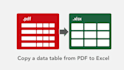 extract any table from pdf to excel