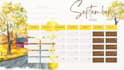 make a calendar with the most beautifully designed view