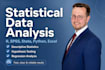 do statistical data analysis with spss, r, python, stata, excel