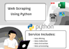 do web scraping, data mining, data extraction using python