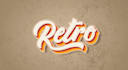 design 3d 80s vintage retro typography logo 12hrs