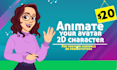 animate your 2d avatar illustration