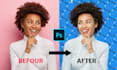 do photo editing and photo retouching in quickly