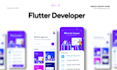 do flutter front end development
