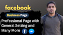 do a facebook business page creation and set up a fb fan page