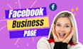 do facebook business page create,setup and optimization