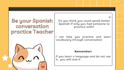 be your spanish practice conversation partner