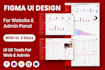 do figma website design, figma to webflow, and ui ux web design