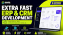 develop custom erp and crm for your business