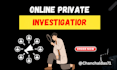 be your  private investigator on any target, detective and osint expert online