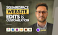 make changes to your squarespace website