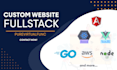 develop a full stack using nodejs, reactjs or angularjs