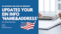 update your ein info on the irs