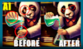 make corrections to your ai images with photoshop