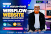 build a webflow website, figma to webflow, framer website as webflow developer