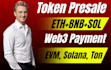 create meme coin ico presale staking website dapp dex on solana and bsc