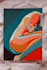 create abstract art print, digital painting background