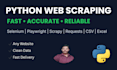 do python web scraping and web crawling for data extraction