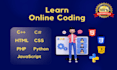 teach html css javascript python php online coding lessons