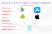 do IOS and android apps development with react native