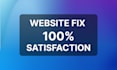 fix your website or web app html css javascript