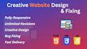 design and fix HTML and CSS website