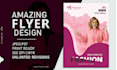 do digital flyer, brochures, event flyer postcard design and door hanger