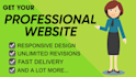 develop and design a website HTML, CSS, javascript, reactjs