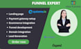 build a high converting sales funnel on systeme io, clickfunnels, or gohighlevel