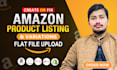 create amazon listing and variation or fix all errors