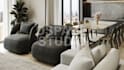 create furniture 3d model and render