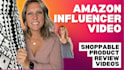 create an amazon influencer video to showcase your product