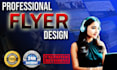 do stunning professional flyer design, poster, brochure