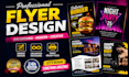 do stunning professional flyer design, poster, brochure