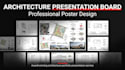 design impressive architecture presentation board and poster