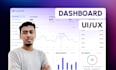 design dashboard UI UX, saas, CRM, ai tool UI in figma