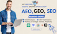rank your website on ai search engines with GEO and aeo