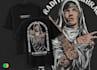 create illustration anti establisment, punk rock political for tshirt