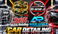 make modern auto detailing, car wash, mobile wash logo