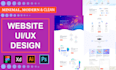 web templates and website ui UX design in PSD, figma, and xd