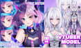 commission vtuber anime rig  live2d vtuber vrchat anime  dakimakura vseeface